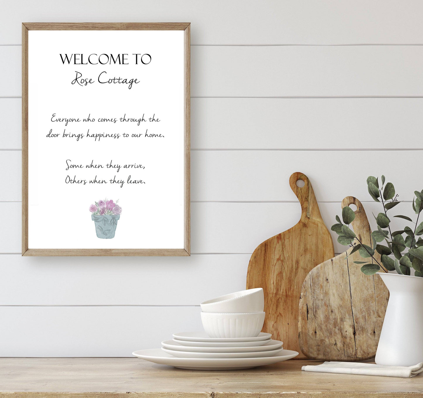 Personalised Home Print - Florence & Lavender