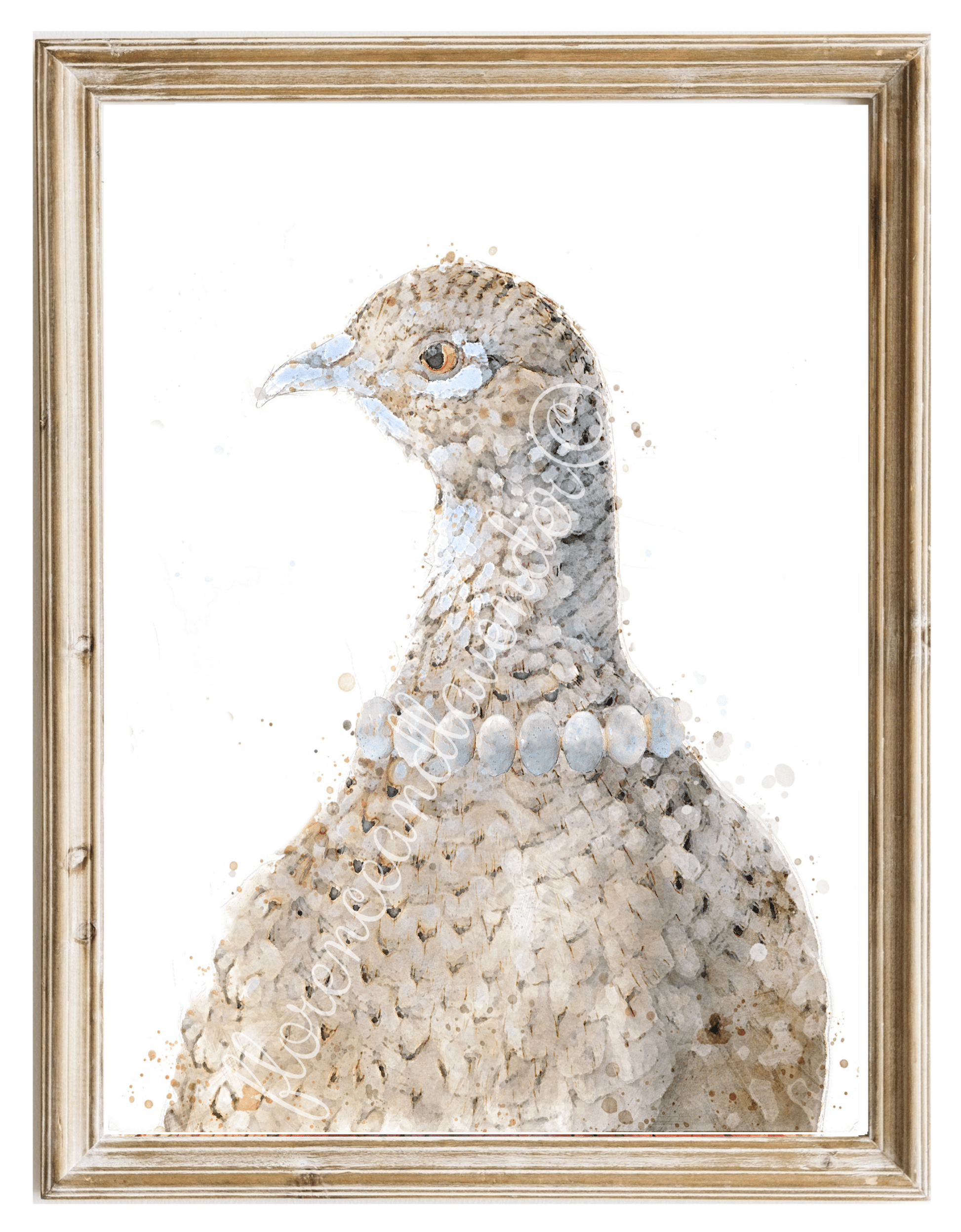 Personalised 'Lord & Lady' Pheasant Prints - Florence & Lavender