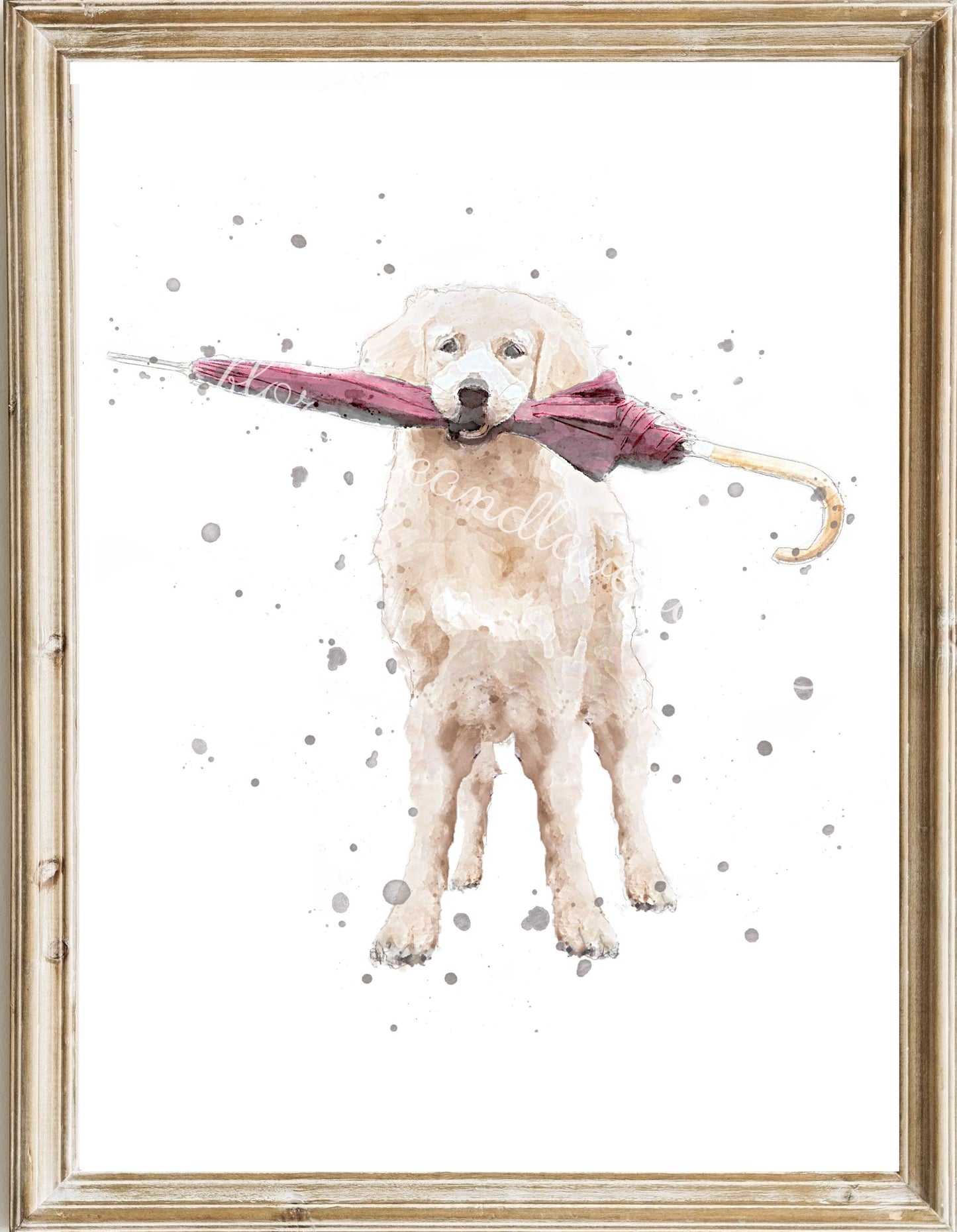Personalised Dog Print - Florence & Lavender