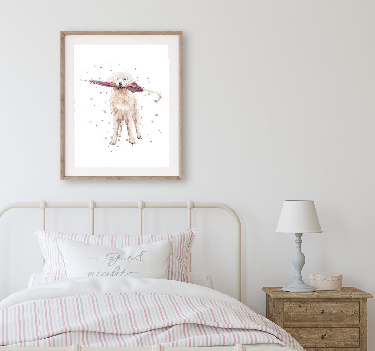 Personalised Dog Print - Florence & Lavender