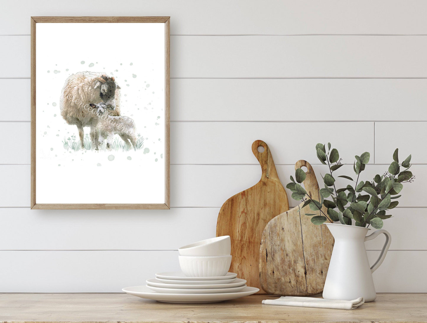 'Stay Close My Dear' - Swaledale Sheep Print - Florence & Lavender