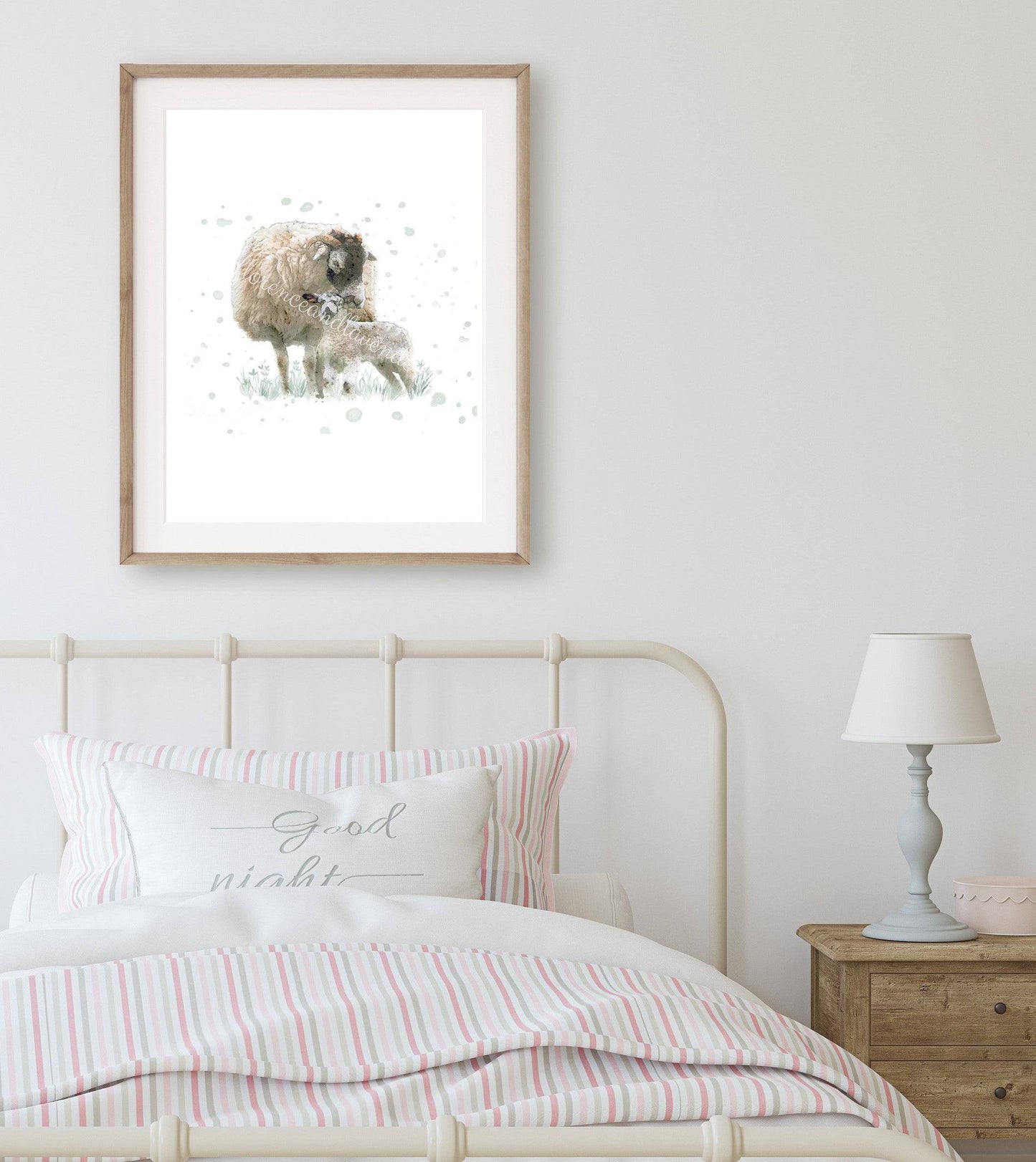 'Stay Close My Dear' - Swaledale Sheep Print - Florence & Lavender