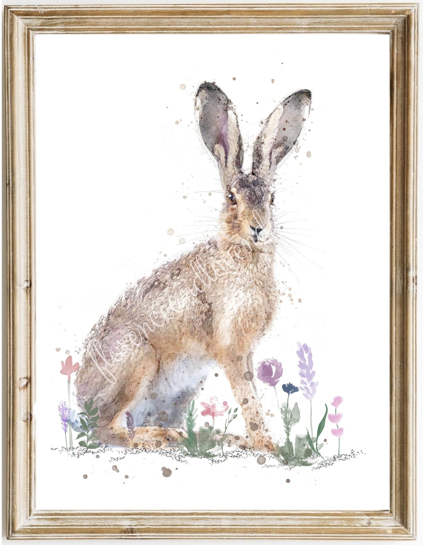 'Tessa' Hare print - Florence & Lavender