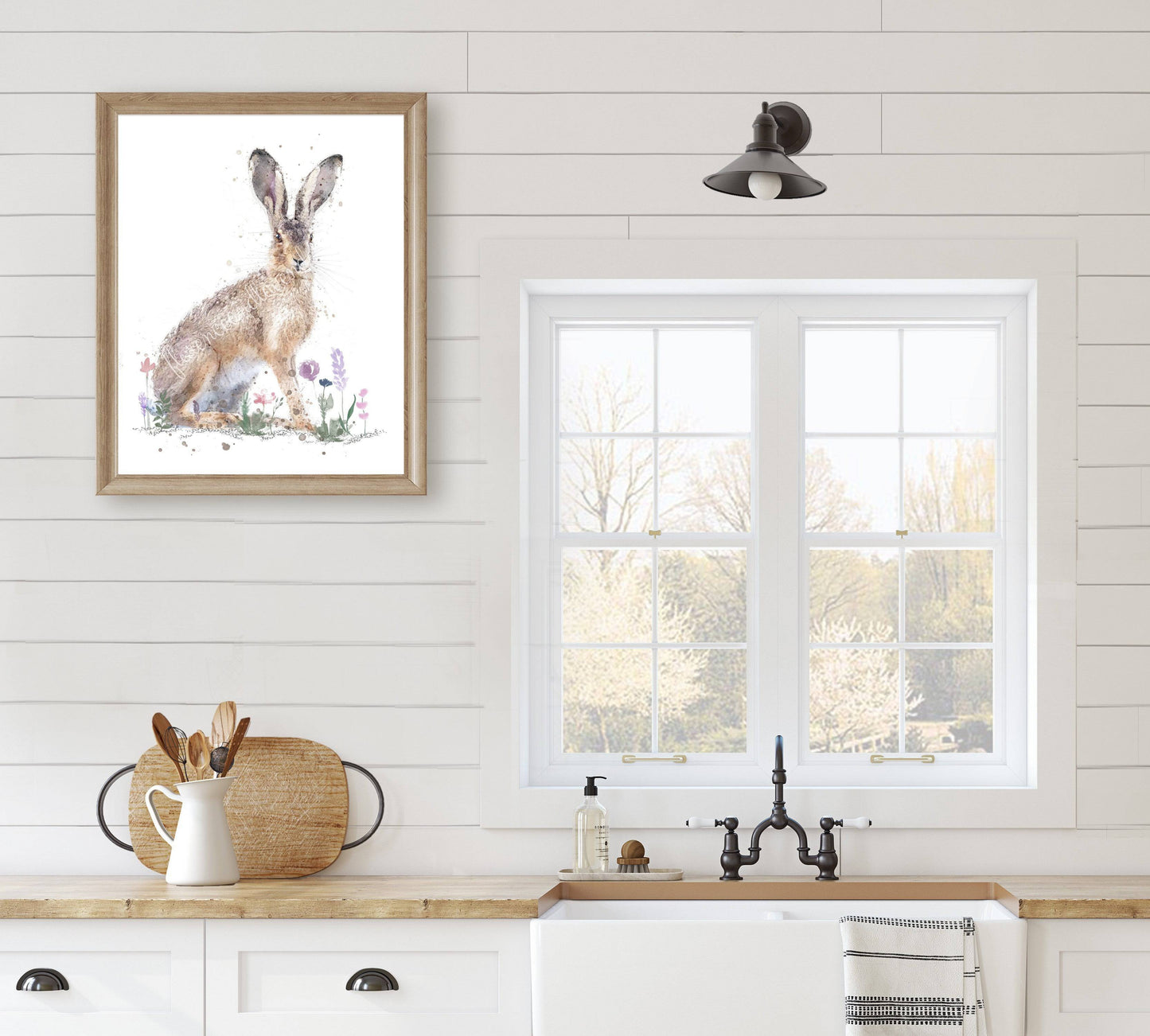 'Tessa' Hare print - Florence & Lavender