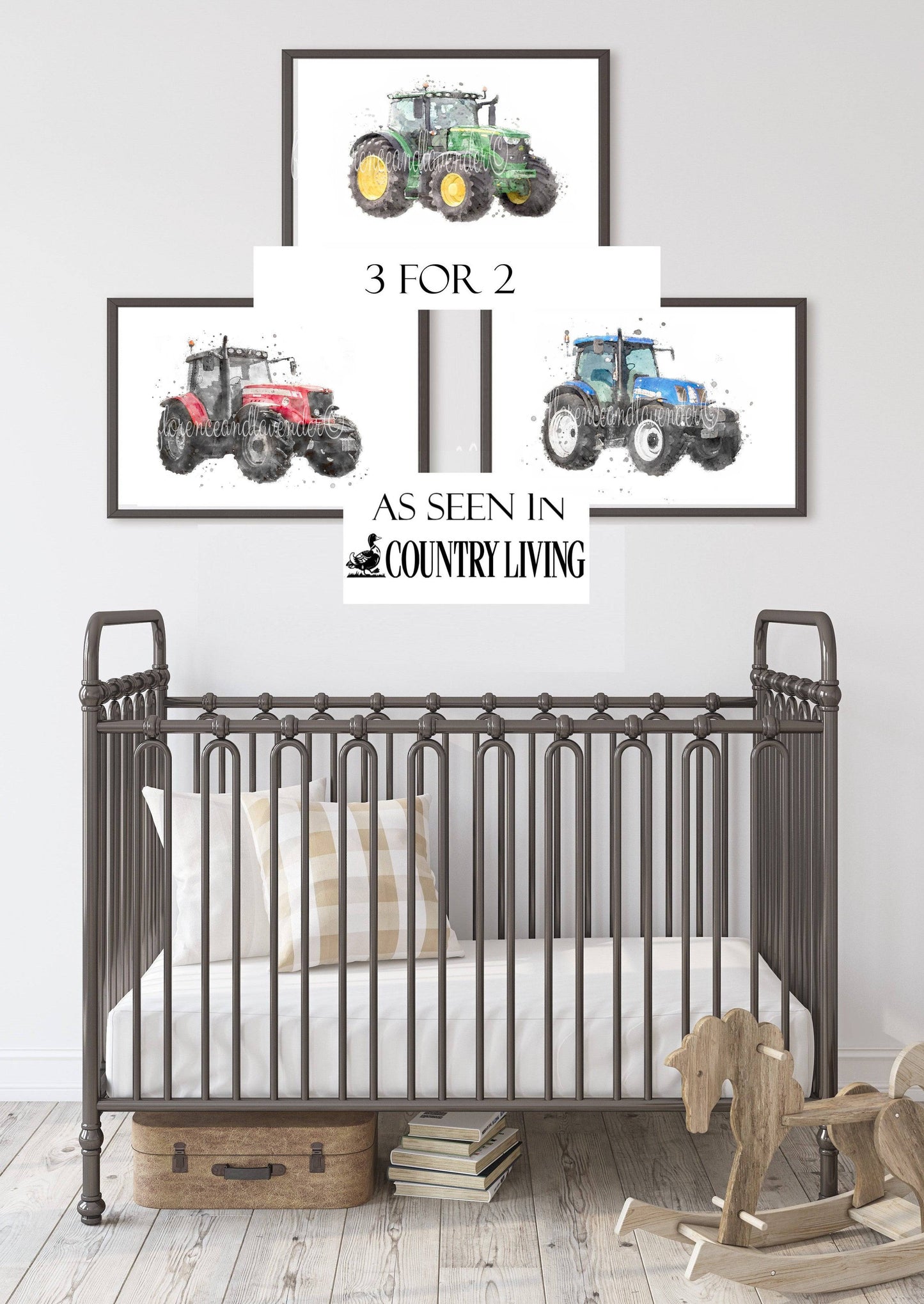 Tractor Prints Collection - Florence & Lavender