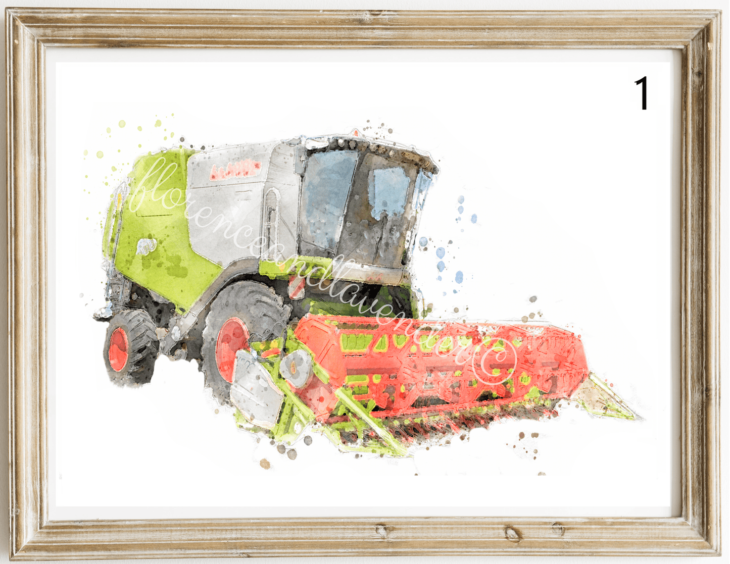 Tractor Prints Collection - Florence & Lavender