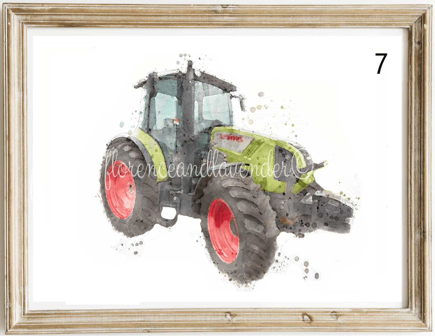 Tractor Prints Collection - Florence & Lavender