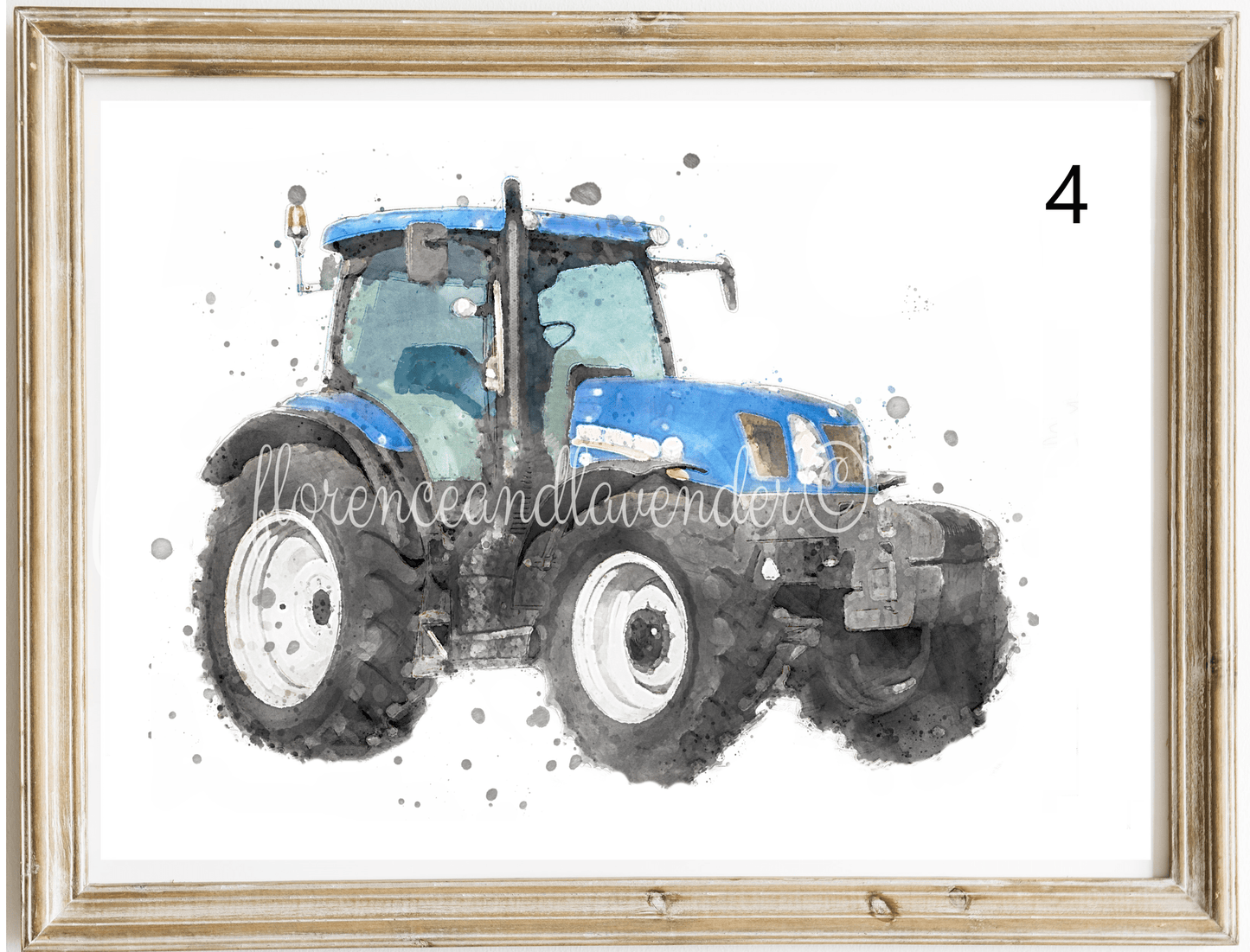 Tractor Prints Collection - Florence & Lavender