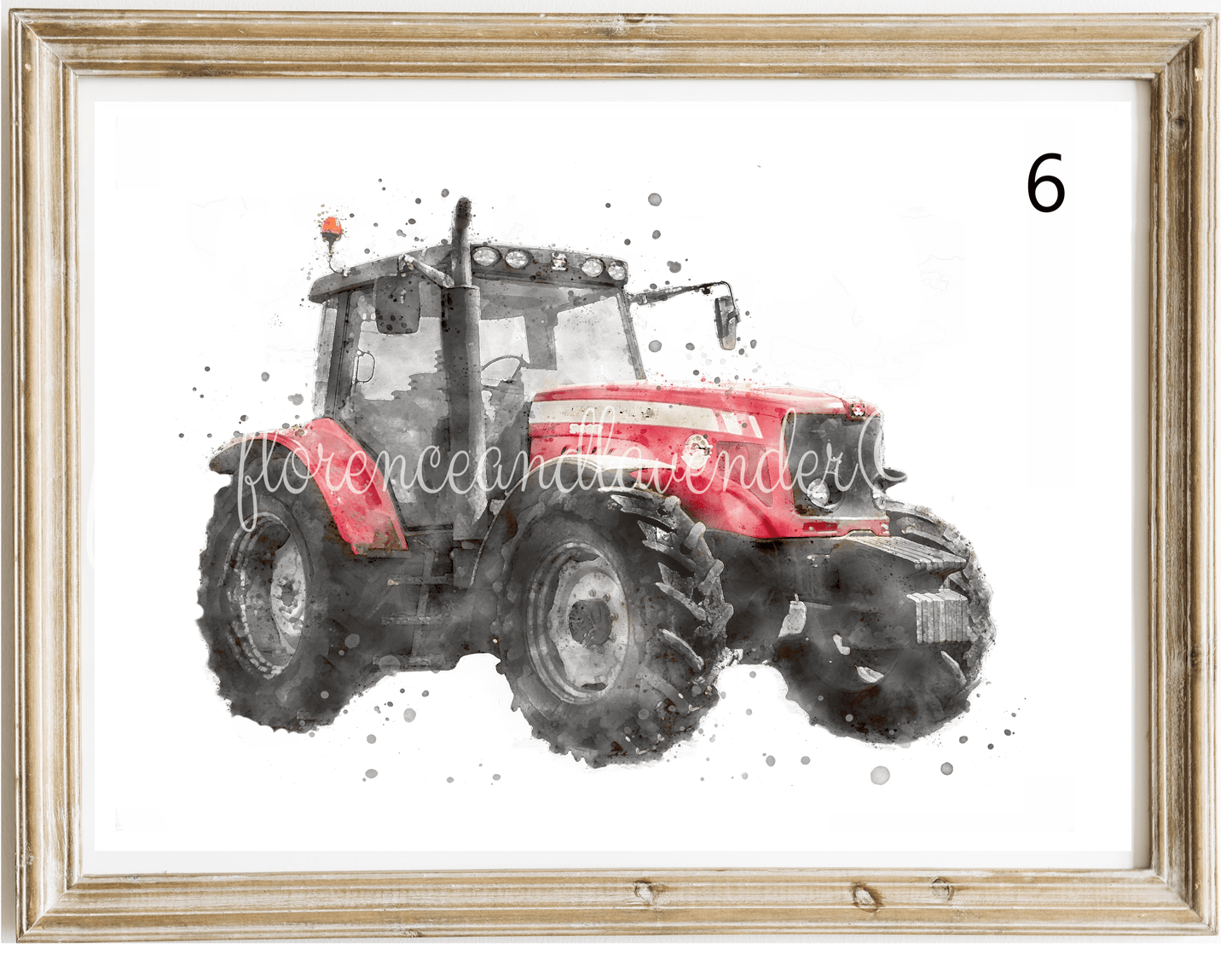 Tractor Prints Collection - Florence & Lavender