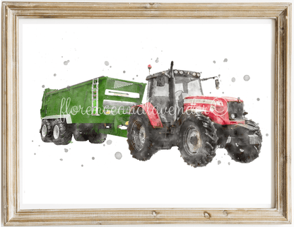 Tractors at Work Collection - Florence & Lavender