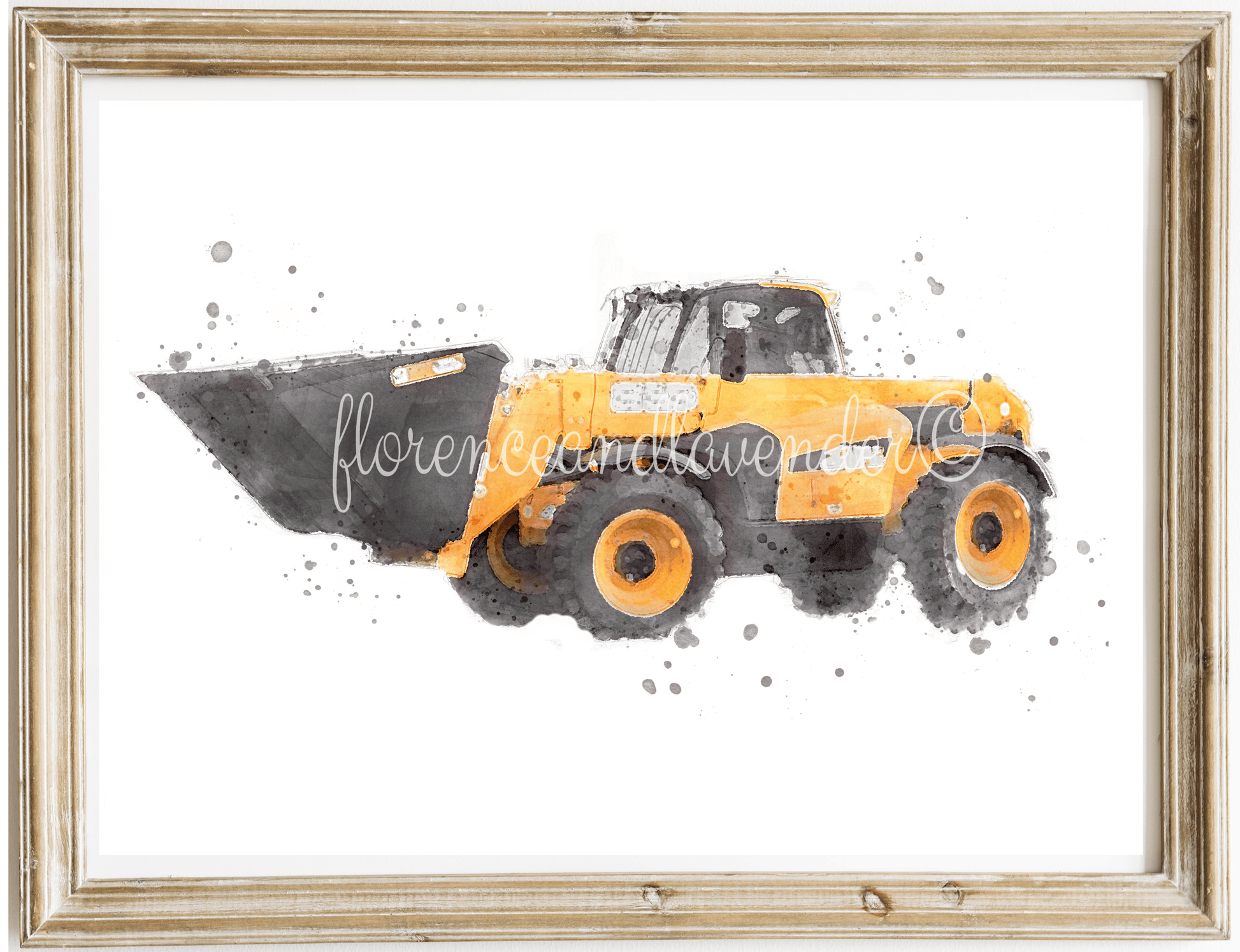 Trio Of Construction Vehicles Collection - Florence & Lavender