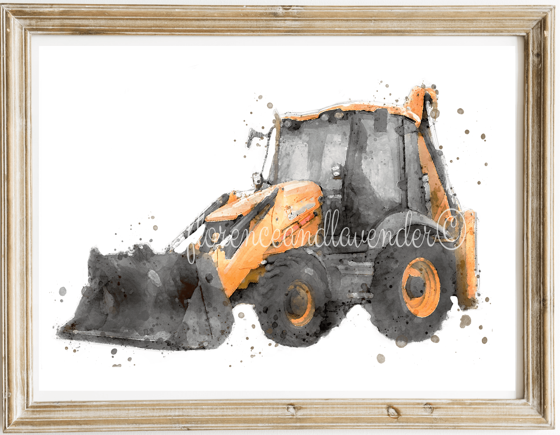 Trio Of Construction Vehicles Collection - Florence & Lavender