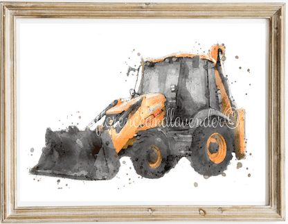 Trio Of Construction Vehicles Collection - Florence & Lavender