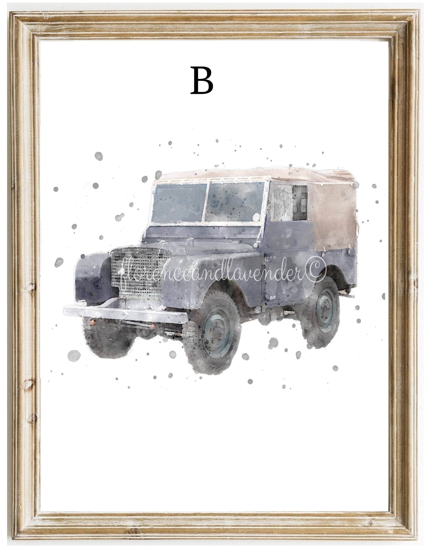 Trio of Landy prints - Florence & Lavender