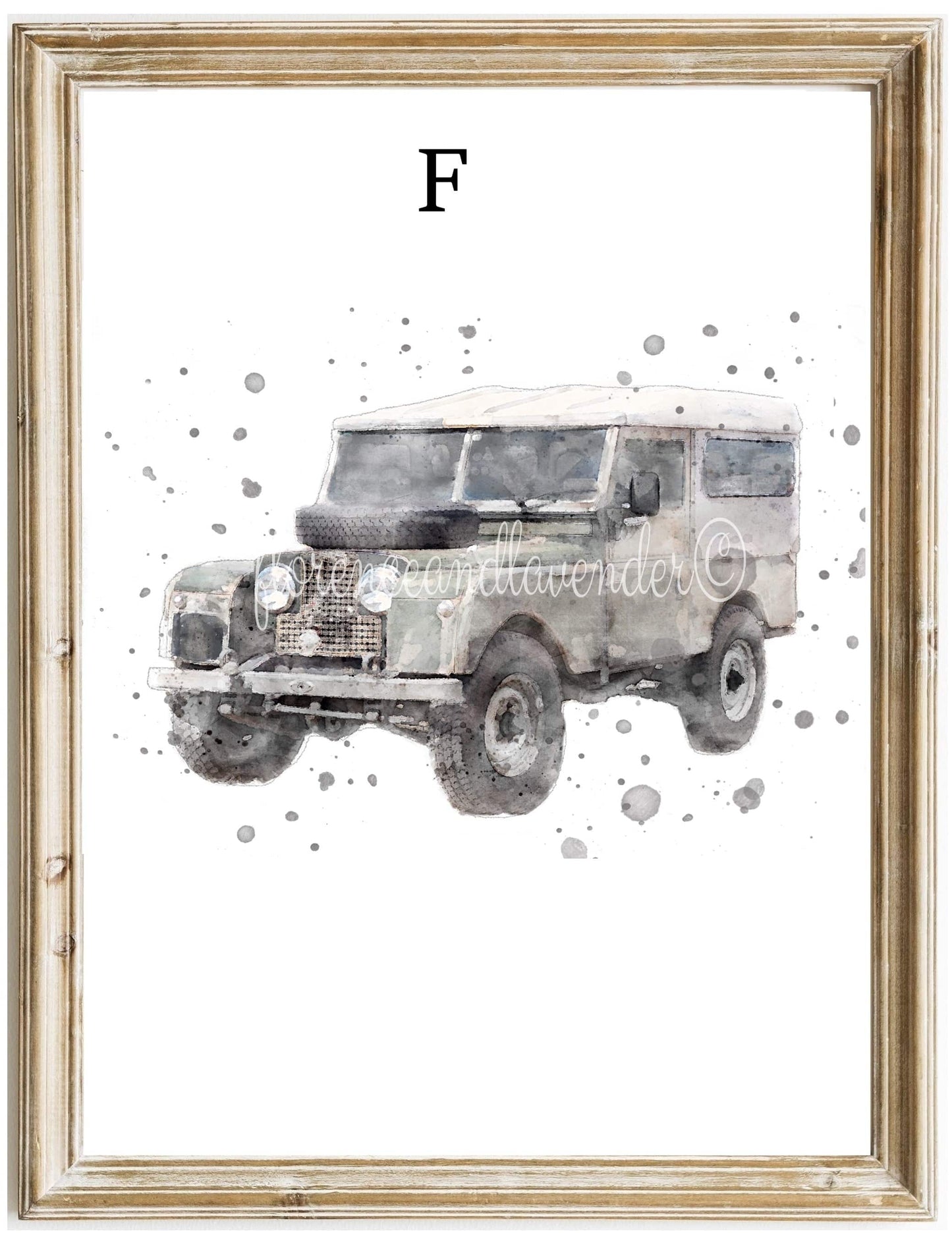 Trio of Landy prints - Florence & Lavender