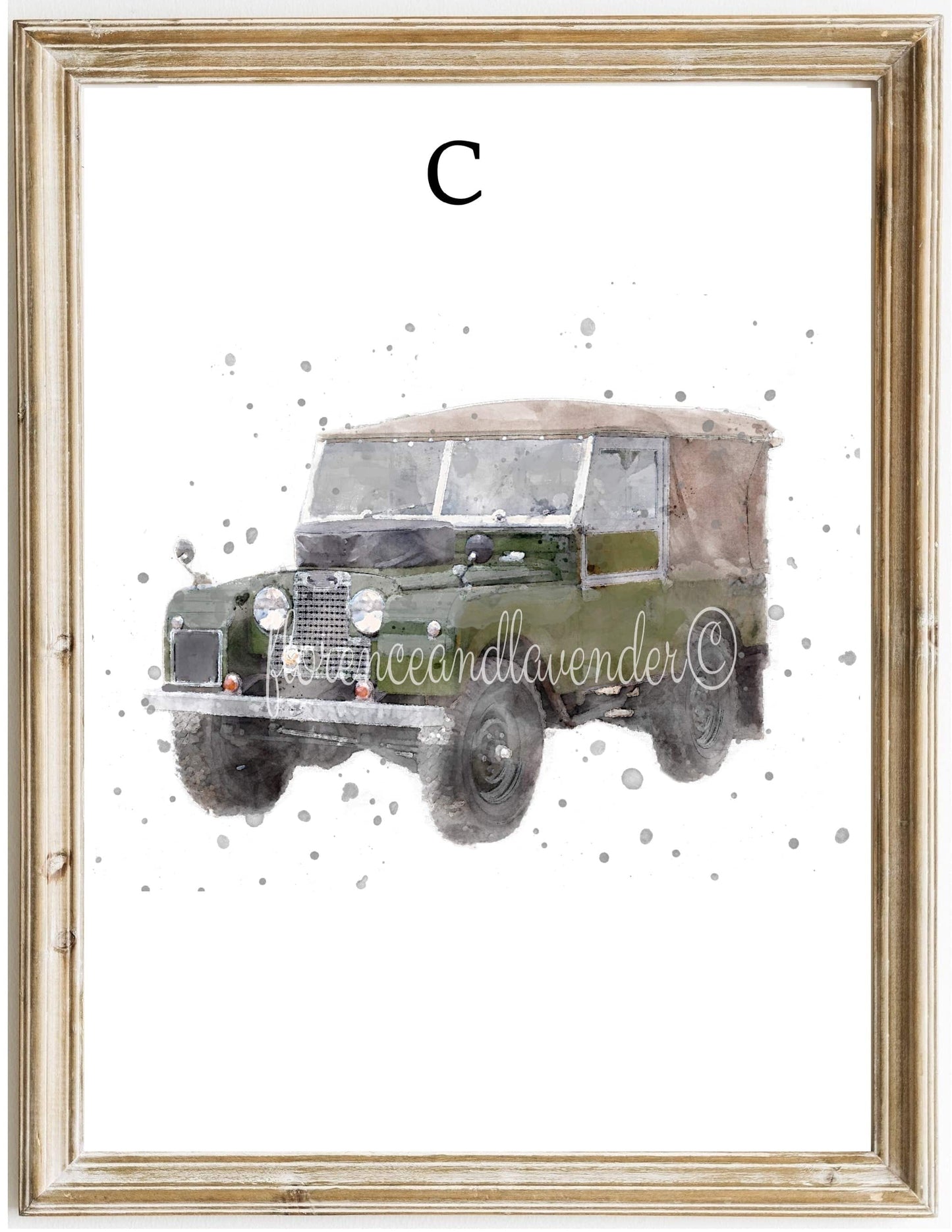 Trio of Landy prints - Florence & Lavender