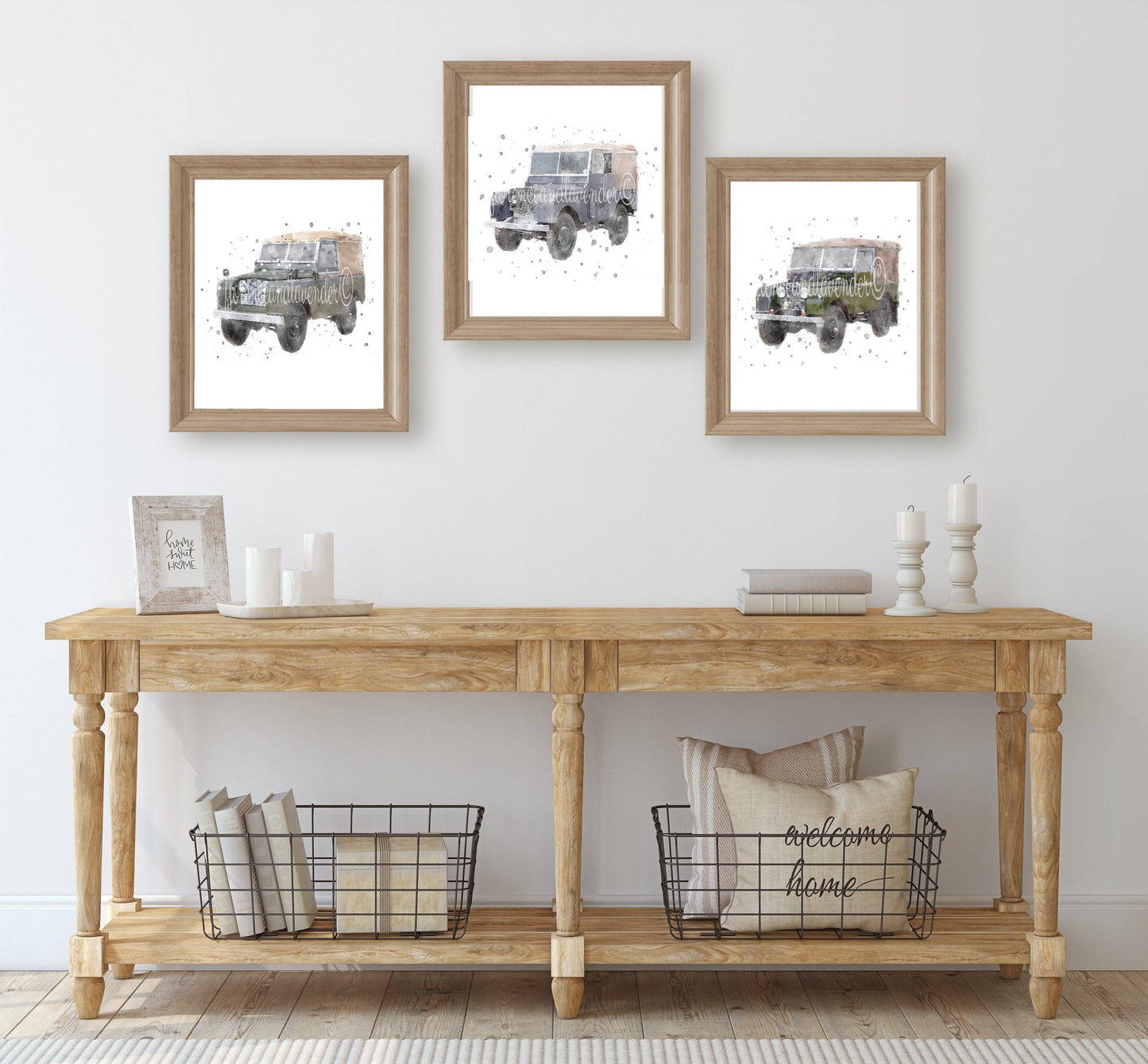 Trio of Landy prints - Florence & Lavender