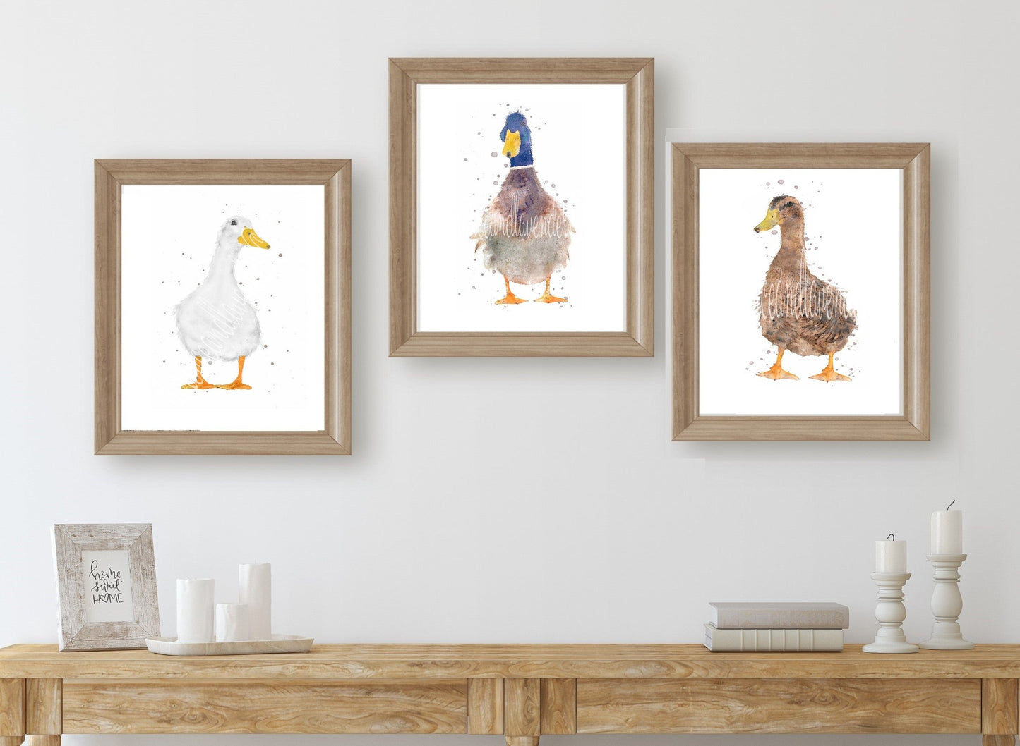 Trio of Ducks - Florence & Lavender