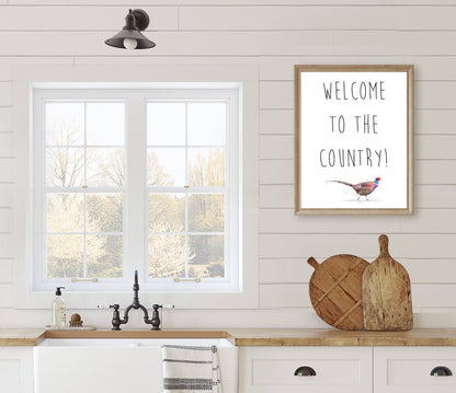 Welcome To The Country! - Pheasant - Florence & Lavender