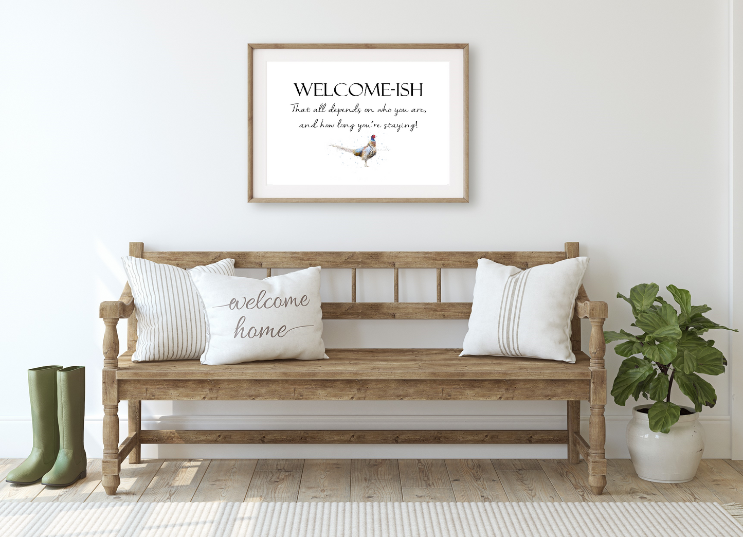 Welcome-Ish Print - Florence & Lavender