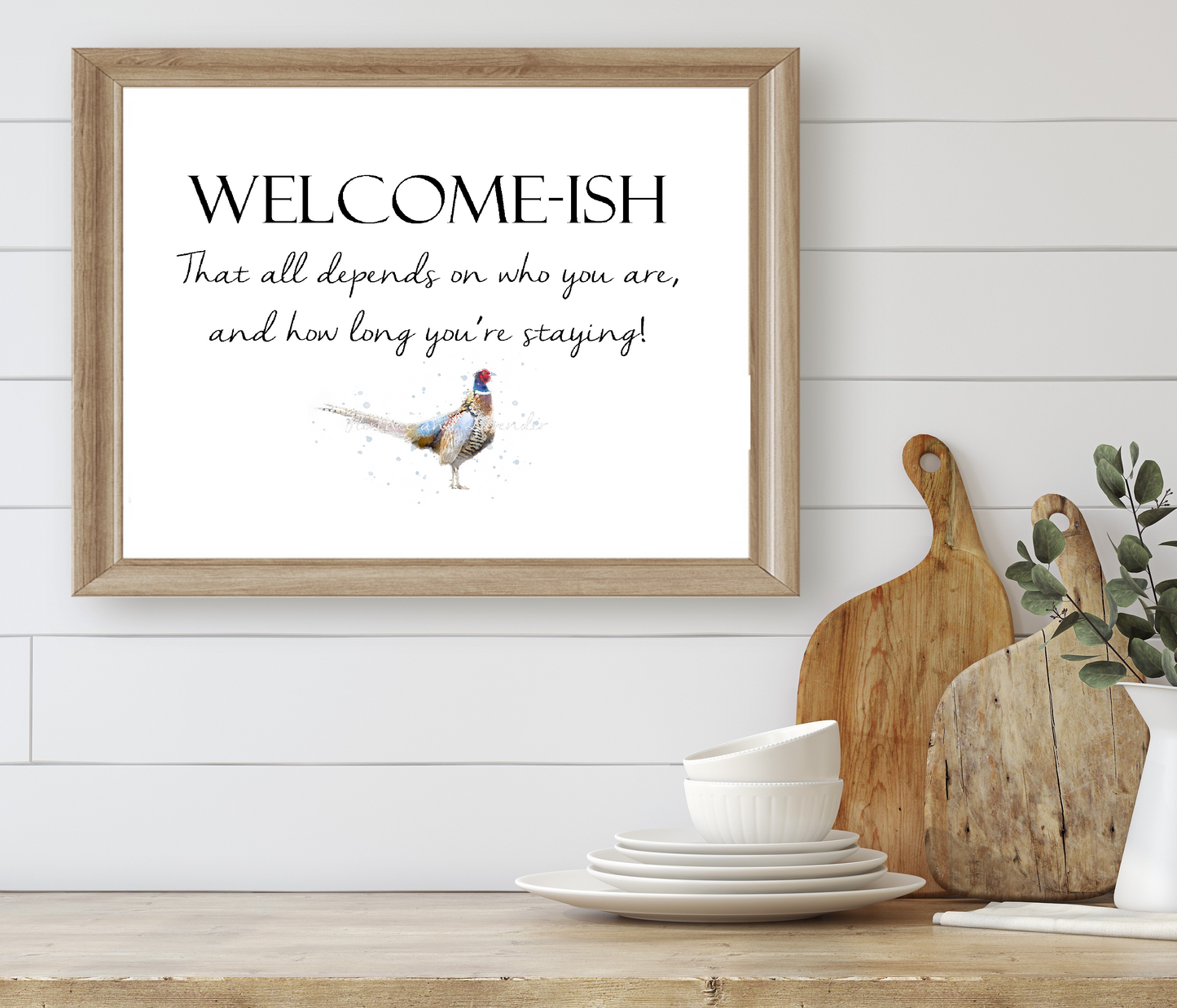 Welcome-Ish Print - Florence & Lavender